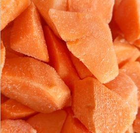 विटामिन में जमे हुए प्रसंस्कृत खाद्य, ताजा गाजर IQF प्रौद्योगिकी को ठंडा करना शामिल था