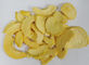कम वसा फ्रीज सूखे फल, पीले सूखे पीच चिप्स 0.3-0.5% साइट्रिक एसिड
