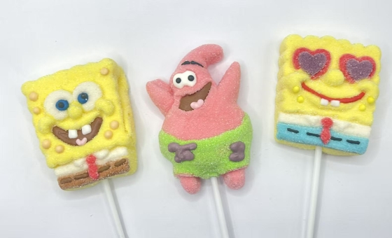 Spongebob की बिकनी बॉटम सागर-स्क्वीज़ च्यूबी डिलाइट गमिस: फीचिंग पैट्रिक स्टार