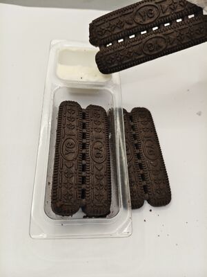 35% दूध ठोस पदार्थों के साथ दूध क्रीम डिप चिप्स और डिब्बे पैकेजिंग - लैक्टोज कम स्वस्थ स्नैक मिश्रण