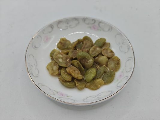 काले सोने के लहसुन से भरे हुए पन्ना के फ्राड बीन चिप्स