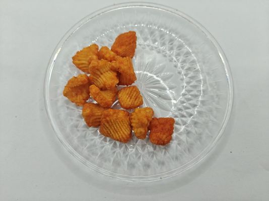घोंघा के आकार के पफ्ड स्नैक्स