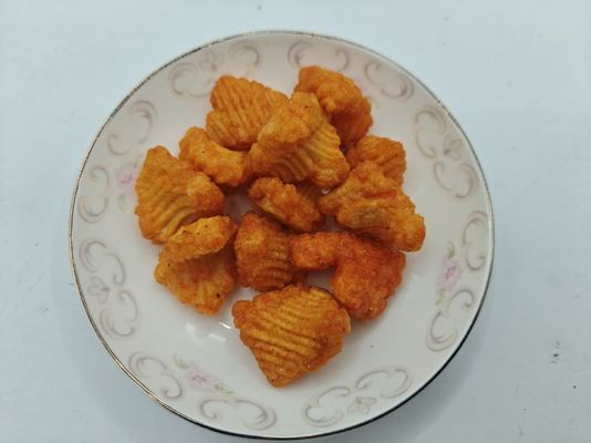 घोंघा के आकार के पफ्ड स्नैक्स