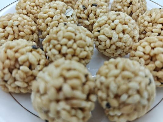 उच्च प्रोटीन वाले नट राइस बॉल थोक पैकेजिंग
