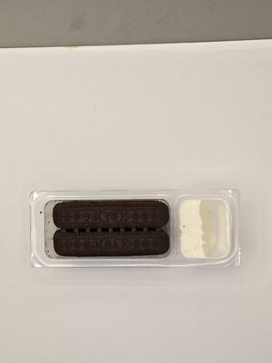 35% दूध ठोस पदार्थों के साथ दूध क्रीम डिप चिप्स और डिब्बे पैकेजिंग - लैक्टोज कम स्वस्थ स्नैक मिश्रण