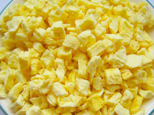 पौष्टिक फ्रीज सूखे फल, सूखे अनानास कच्चे फल स्वाद फ्रीज