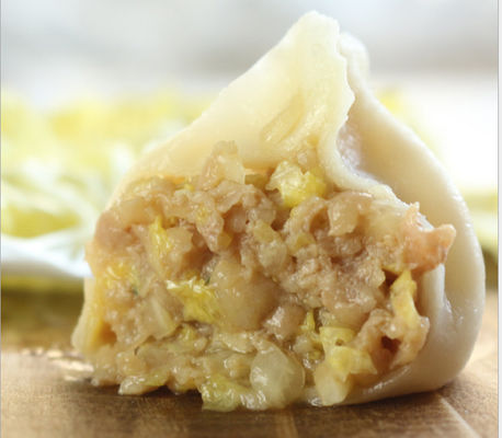 चीनी जियाओज़ी भाप जमे हुए Dumplings पारंपरिक रेस्तरां सामग्री -18 ℃ भंडारण