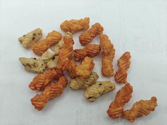 समुद्री शैवाल और सोया सॉस स्वाद फ्यूजन के साथ मिश्रित चावल क्रैकर्स
