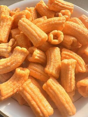 चावल का क्रैकर मीठा और मसालेदार स्वाद, स्वादिष्ट नाश्ता मिश्रण, कोरियाई चावल केक स्ट्रिप्स, जातीय नाश्ता खाद्य श्रेणियों के लिए विकसित