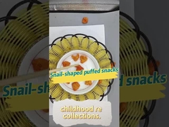 घोंघा के आकार के पफ्ड स्नैक्स