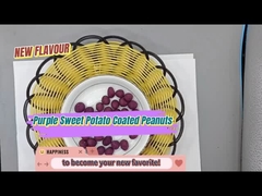 कुरकुरा बैंगनी मीठा आलू लेपित मूंगफली